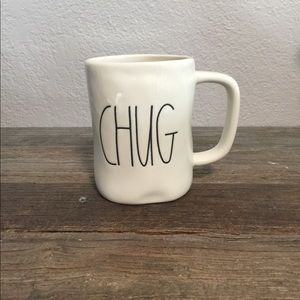 Rae Dunn Chug Coffee Mug Large Letters